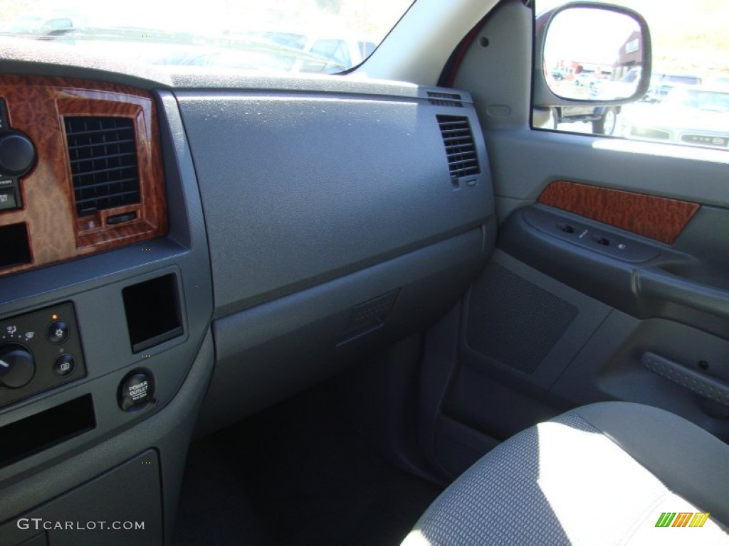 2006 Ram 1500 SLT Quad Cab 4x4 - Flame Red / Medium Slate Gray photo #14