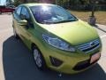 2013 Lime Squeeze Ford Fiesta SE Sedan  photo #1