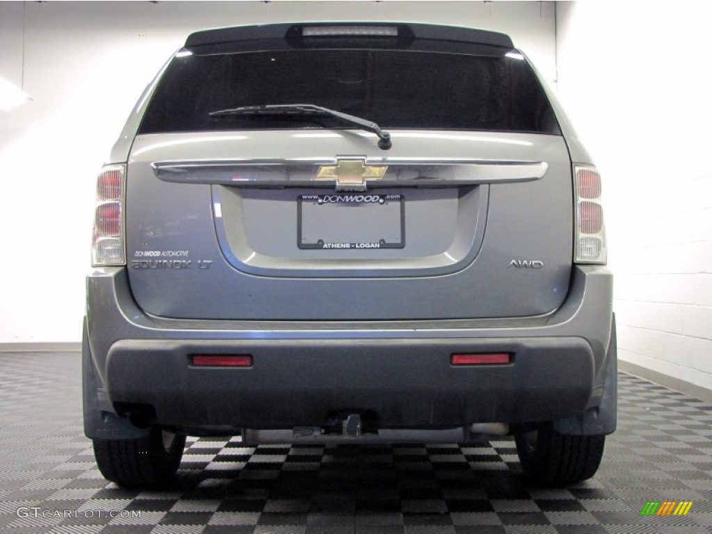 2005 Equinox LT AWD - Dark Silver Metallic / Light Gray photo #4