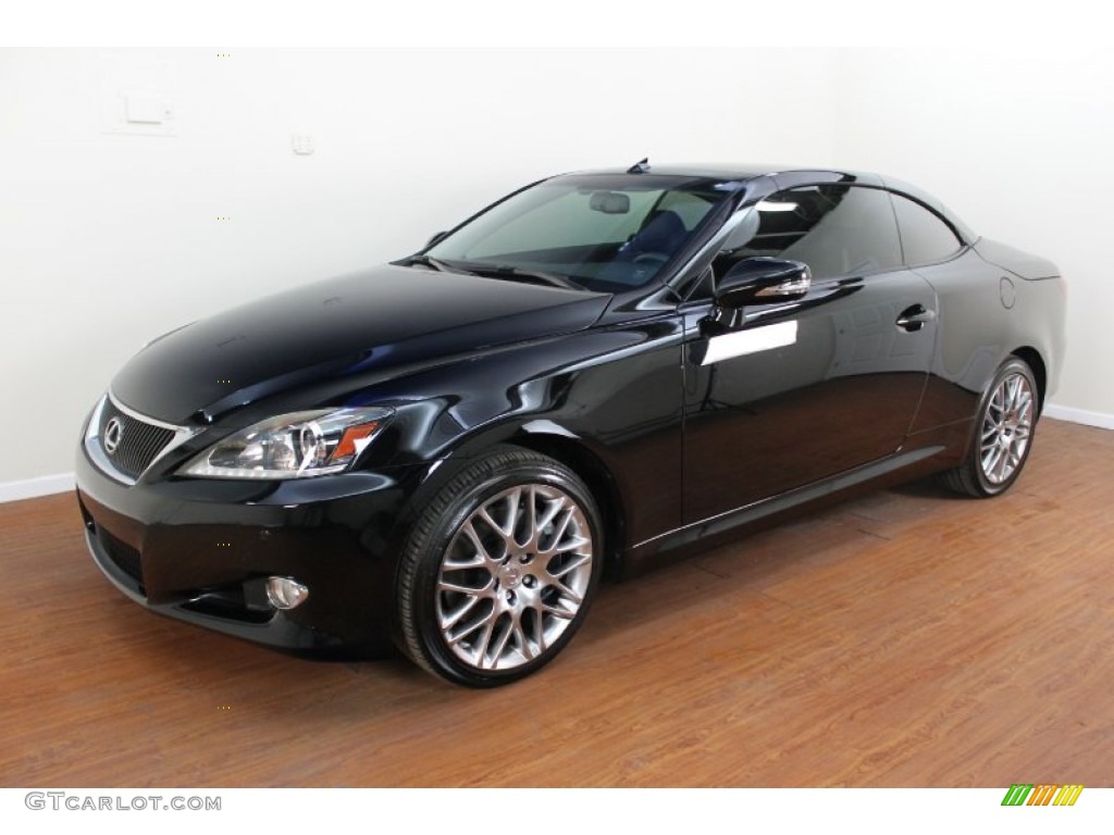 Obsidian Black 2011 Lexus IS 350C Convertible Exterior Photo #71019611