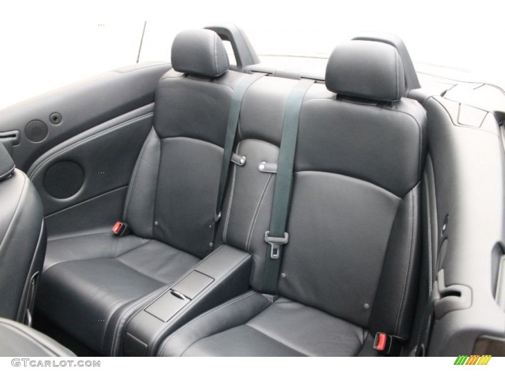2011 Lexus IS 350C Convertible Rear Seat Photo #71019821
