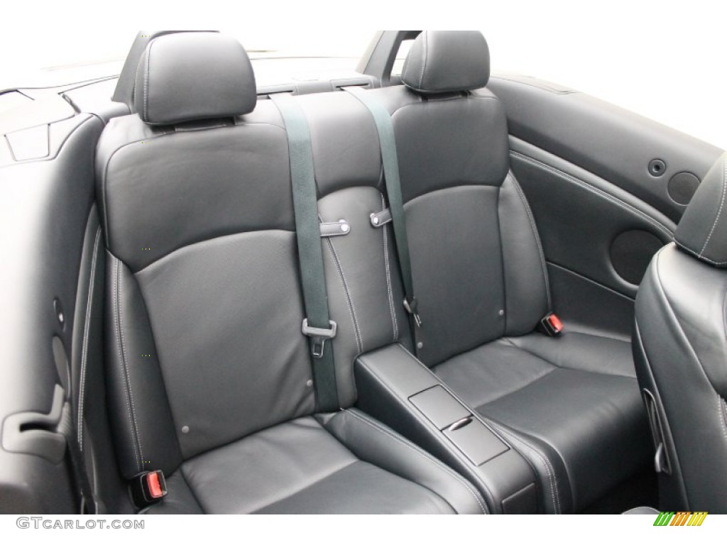 Black Interior 2011 Lexus IS 350C Convertible Photo #71019830