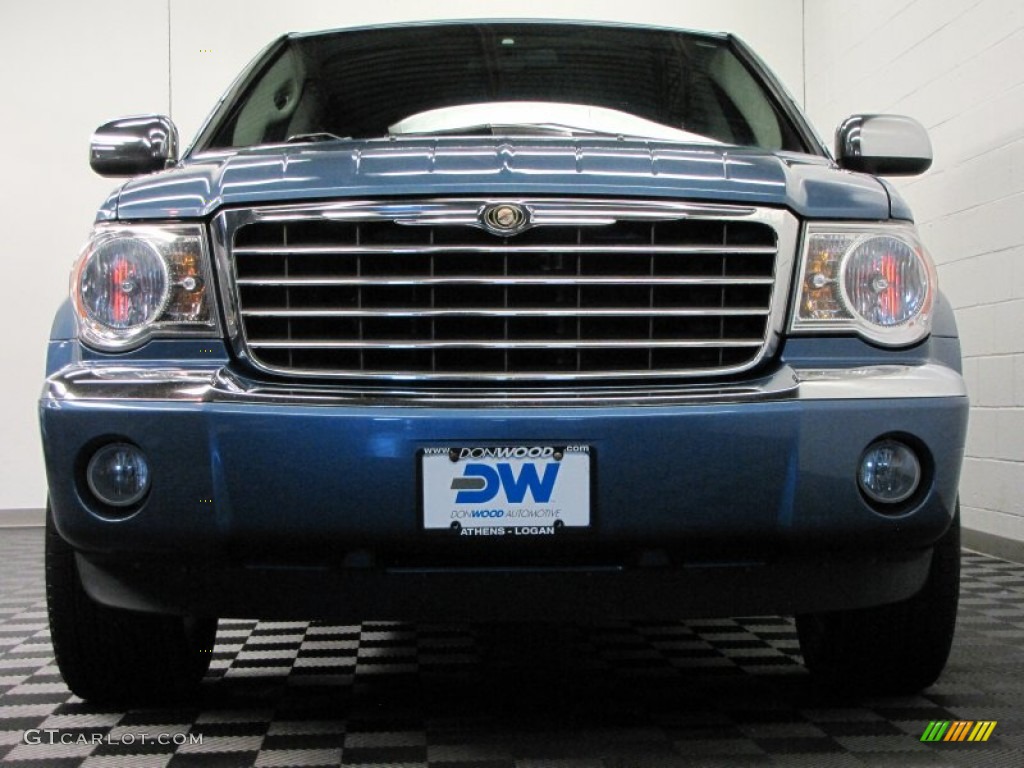 2007 Aspen Limited HEMI 4WD - Marine Blue Pearl / Dark Slate Gray/Light Slate Gray photo #3
