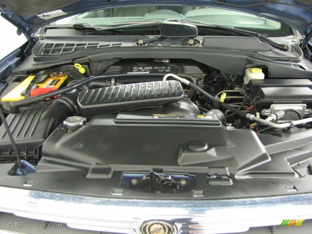 2007 Aspen Limited HEMI 4WD - Marine Blue Pearl / Dark Slate Gray/Light Slate Gray photo #9