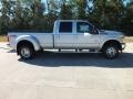 2012 Ingot Silver Metallic Ford F350 Super Duty Lariat Crew Cab 4x4 Dually  photo #2