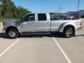 2012 Ingot Silver Metallic Ford F350 Super Duty Lariat Crew Cab 4x4 Dually  photo #9