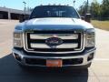 2012 Ingot Silver Metallic Ford F350 Super Duty Lariat Crew Cab 4x4 Dually  photo #11