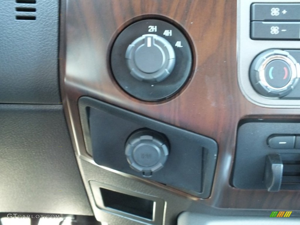 2012 Ford F350 Super Duty Lariat Crew Cab 4x4 Dually Controls Photo #71020221