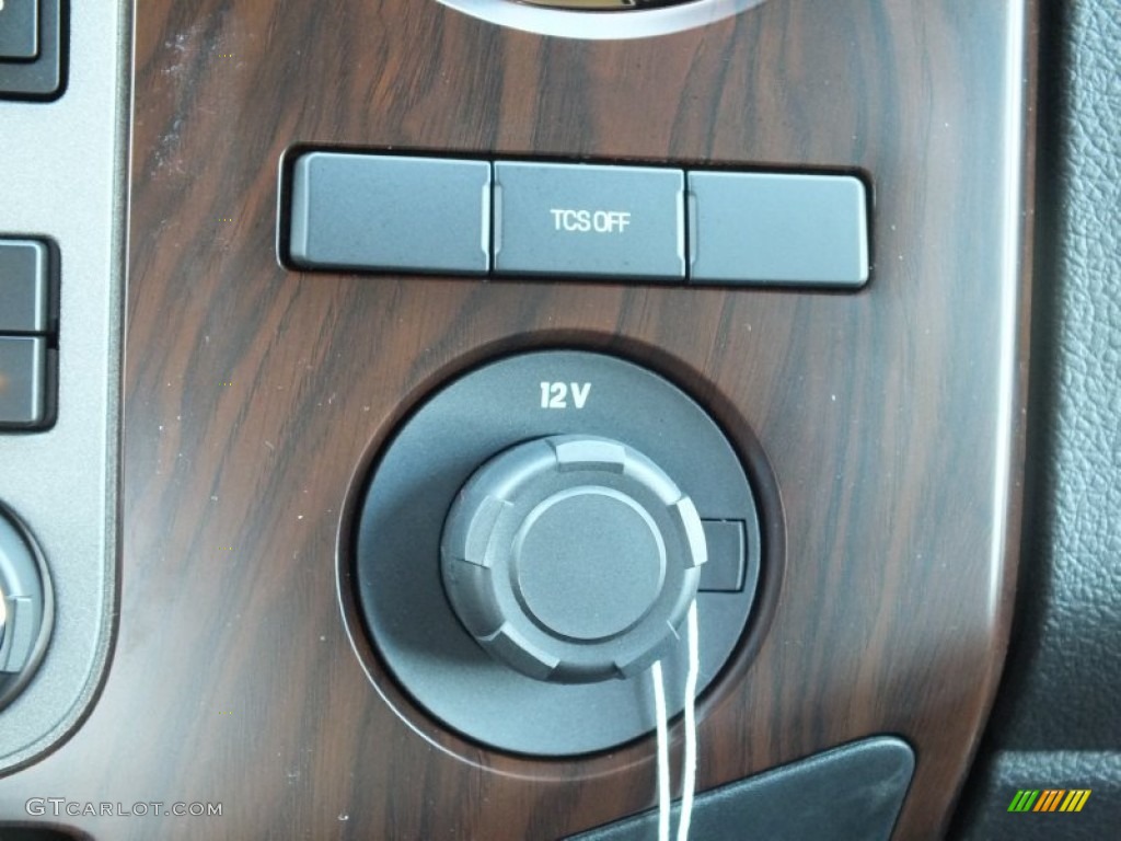 2012 Ford F350 Super Duty Lariat Crew Cab 4x4 Dually Controls Photo #71020250