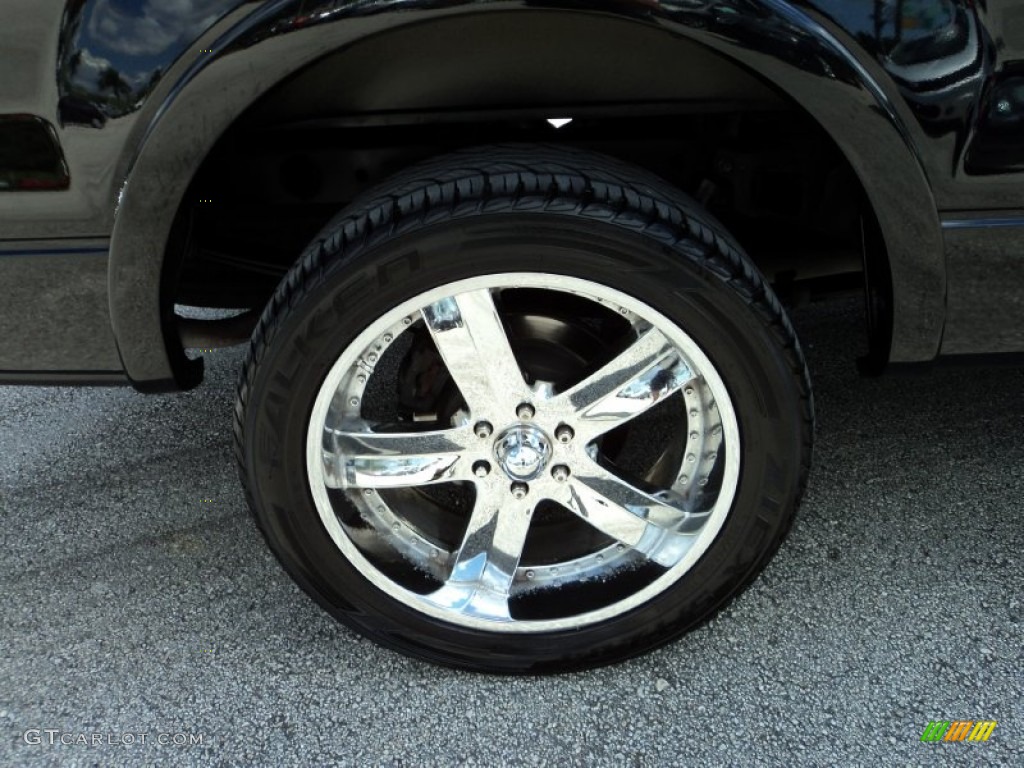 2006 F150 Lariat SuperCrew - Black / Black photo #4