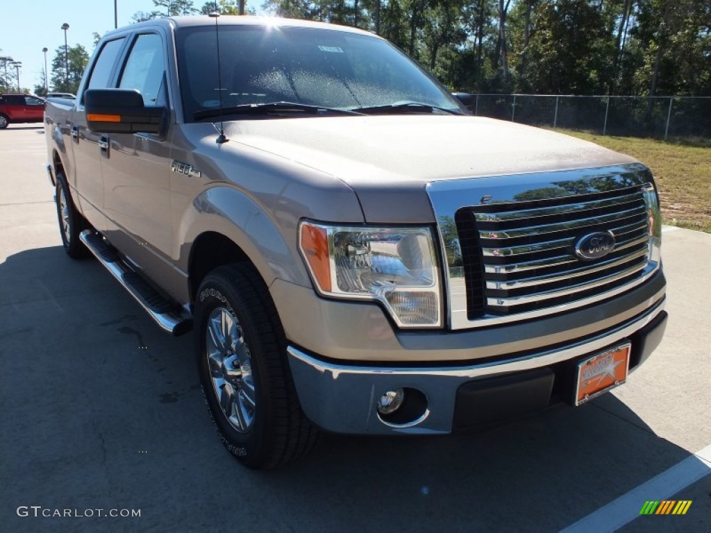 2012 F150 XLT SuperCrew - Pale Adobe Metallic / Pale Adobe photo #1