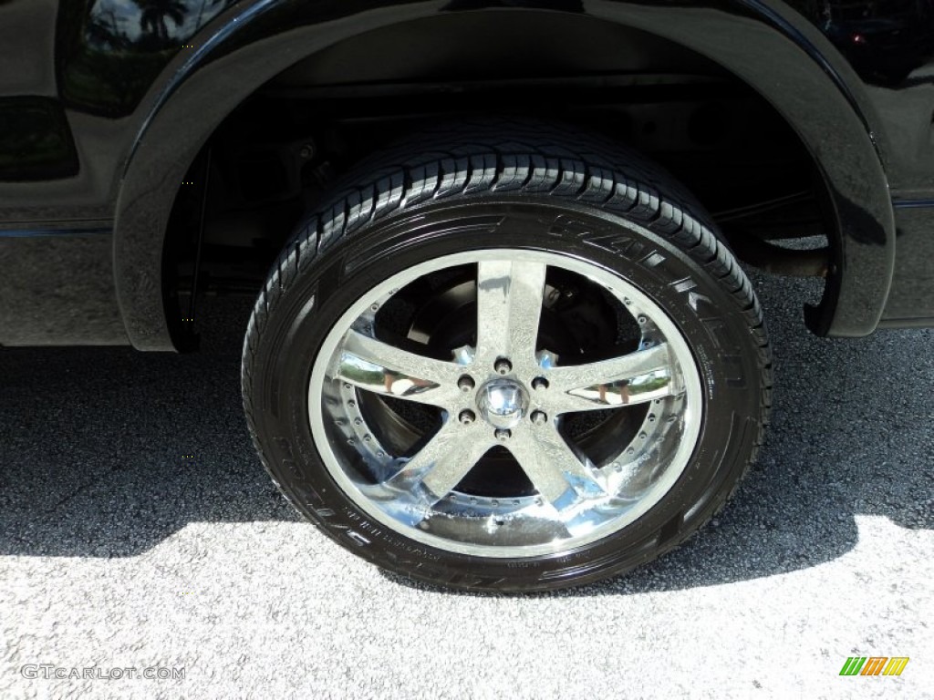 2006 F150 Lariat SuperCrew - Black / Black photo #10