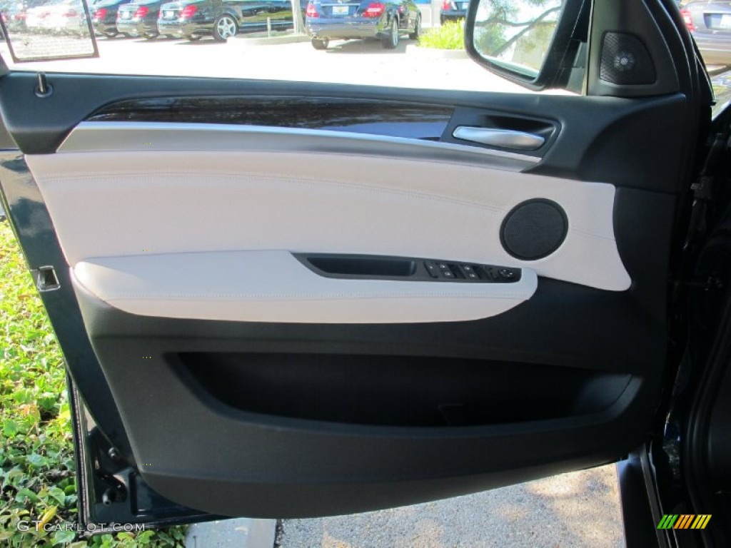 2013 X6 xDrive35i - Midnight Blue Metallic / Oyster photo #7
