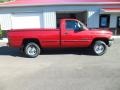 1999 Metallic Red Dodge Ram 1500 SLT Regular Cab 4x4  photo #2