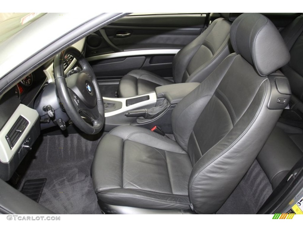 2008 3 Series 335i Coupe - Space Grey Metallic / Black photo #3