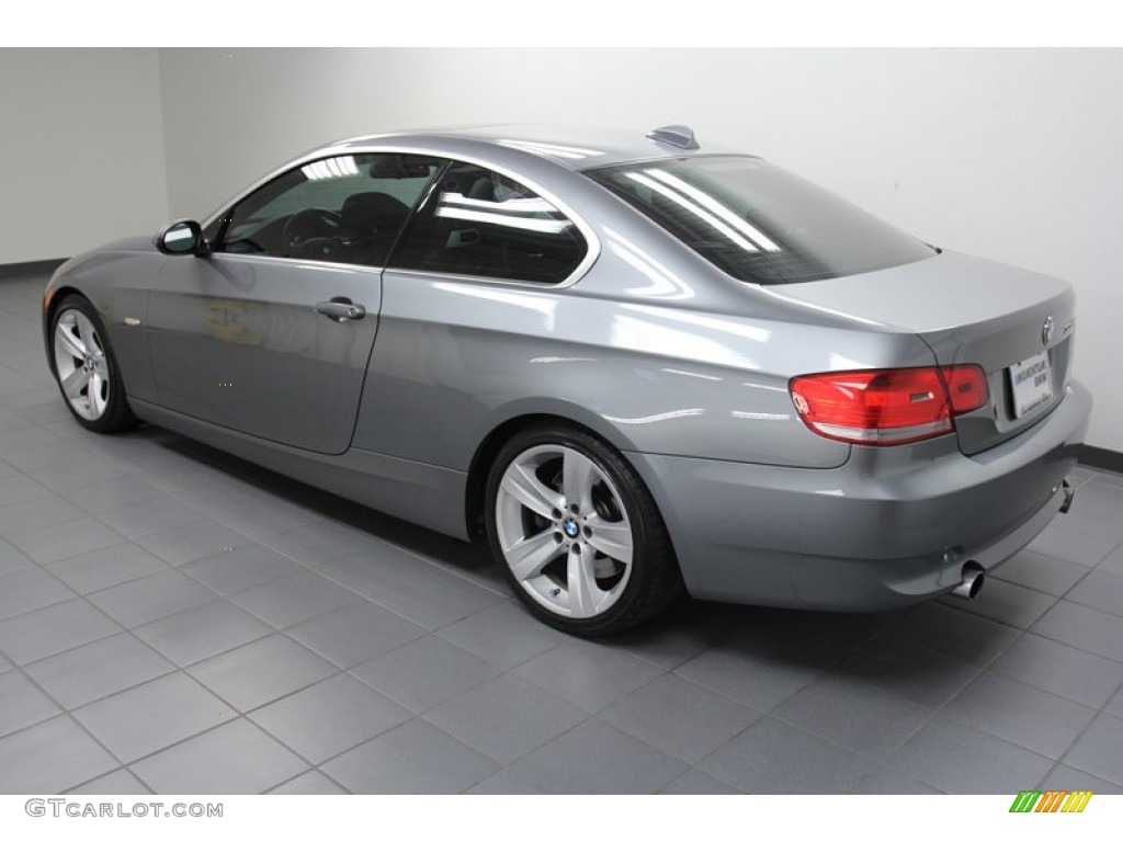 2008 3 Series 335i Coupe - Space Grey Metallic / Black photo #5