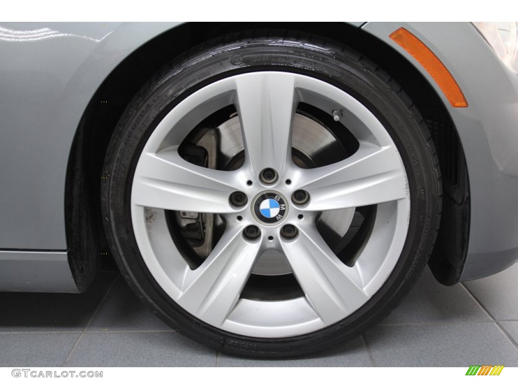 2008 3 Series 335i Coupe - Space Grey Metallic / Black photo #9