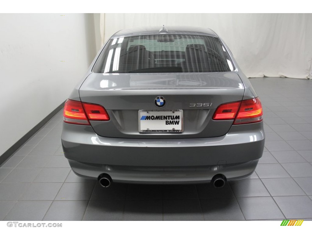 2008 3 Series 335i Coupe - Space Grey Metallic / Black photo #11