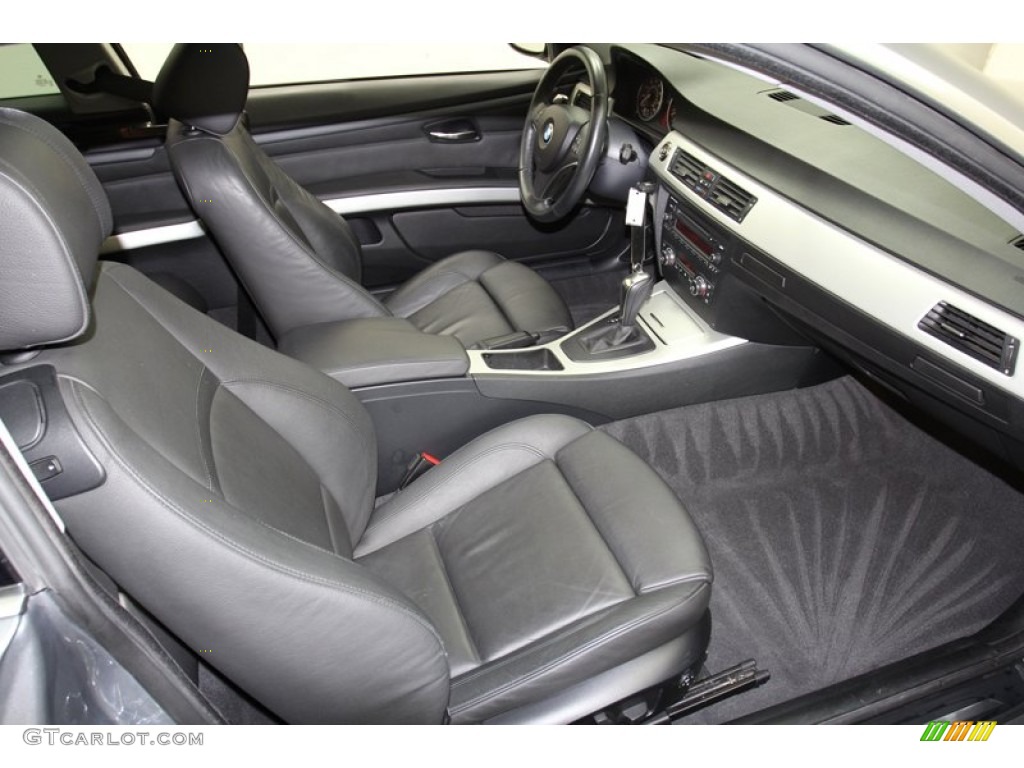 2008 3 Series 335i Coupe - Space Grey Metallic / Black photo #32