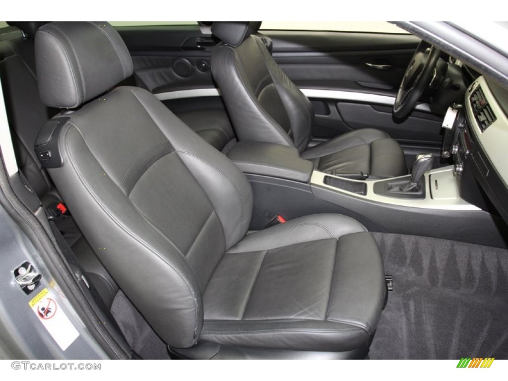 2008 3 Series 335i Coupe - Space Grey Metallic / Black photo #35