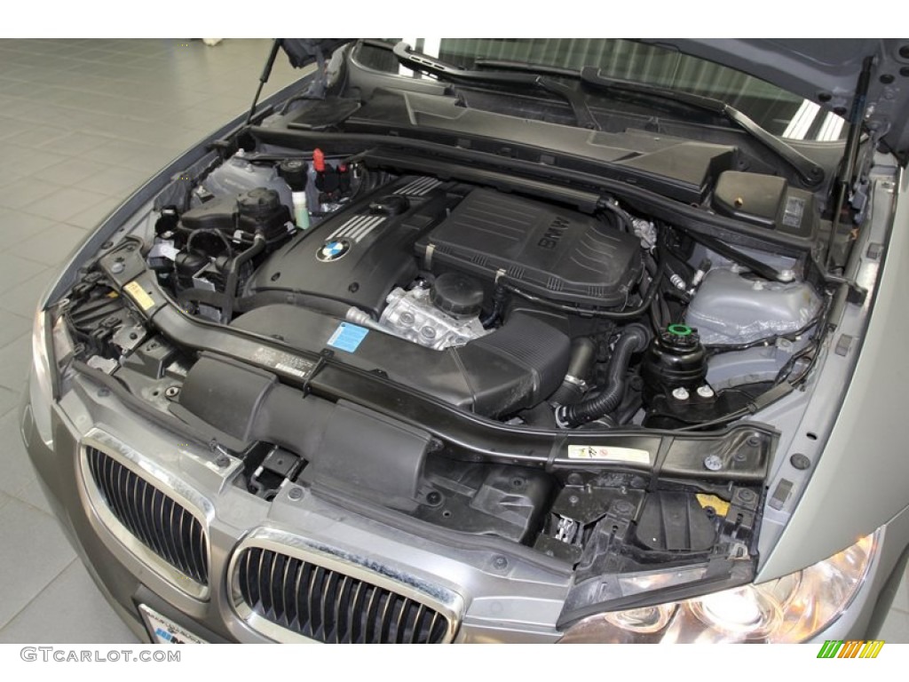 2008 3 Series 335i Coupe - Space Grey Metallic / Black photo #37