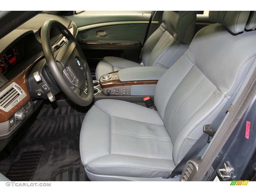 2006 7 Series 750Li Sedan - Michigan Blue Metallic / Black/Lava Blue photo #3