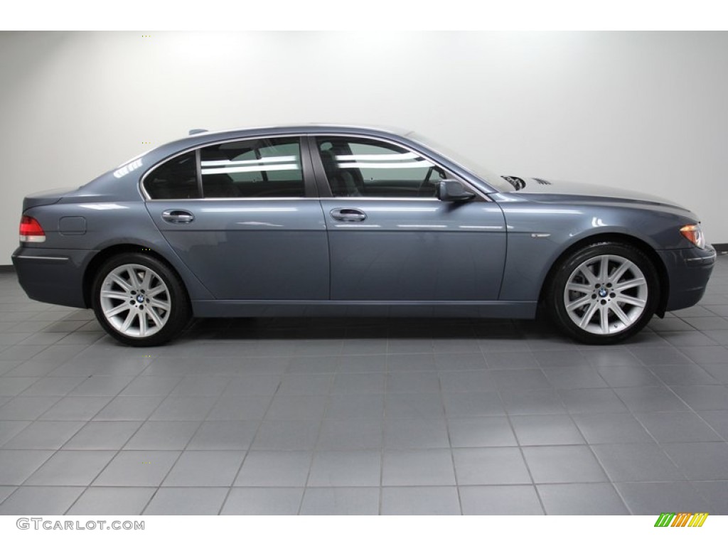 2006 7 Series 750Li Sedan - Michigan Blue Metallic / Black/Lava Blue photo #7