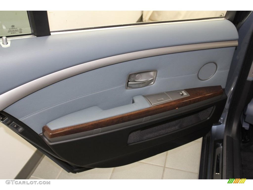 2006 7 Series 750Li Sedan - Michigan Blue Metallic / Black/Lava Blue photo #32