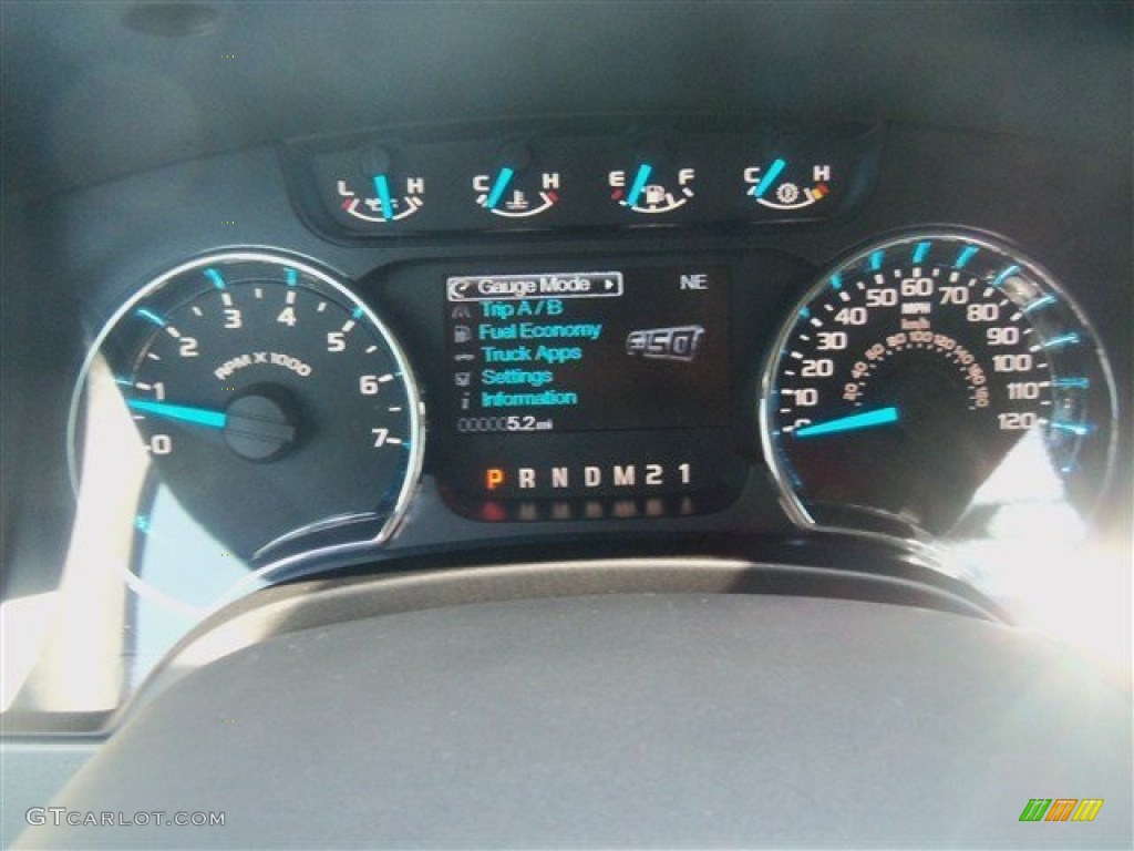 2013 Ford F150 XLT SuperCrew Gauges Photo #71023592