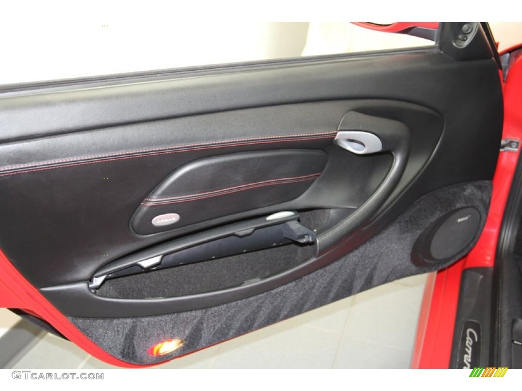 2003 Porsche 911 Carrera 4S Coupe Black Door Panel Photo #71023790
