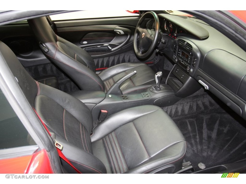 Black Interior 2003 Porsche 911 Carrera 4S Coupe Photo #71023910