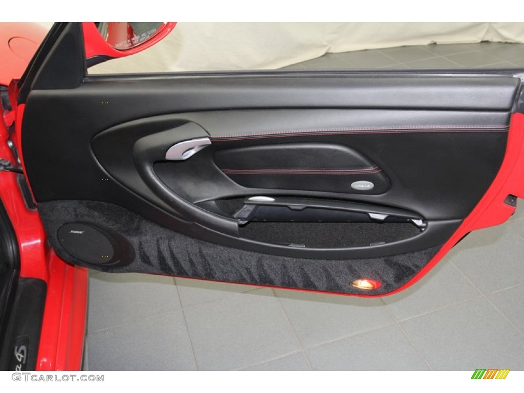 2003 Porsche 911 Carrera 4S Coupe Black Door Panel Photo #71023928