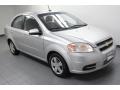 2009 Cosmic Silver Chevrolet Aveo LT Sedan  photo #8