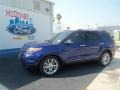 2013 Deep Impact Blue Metallic Ford Explorer Limited  photo #1