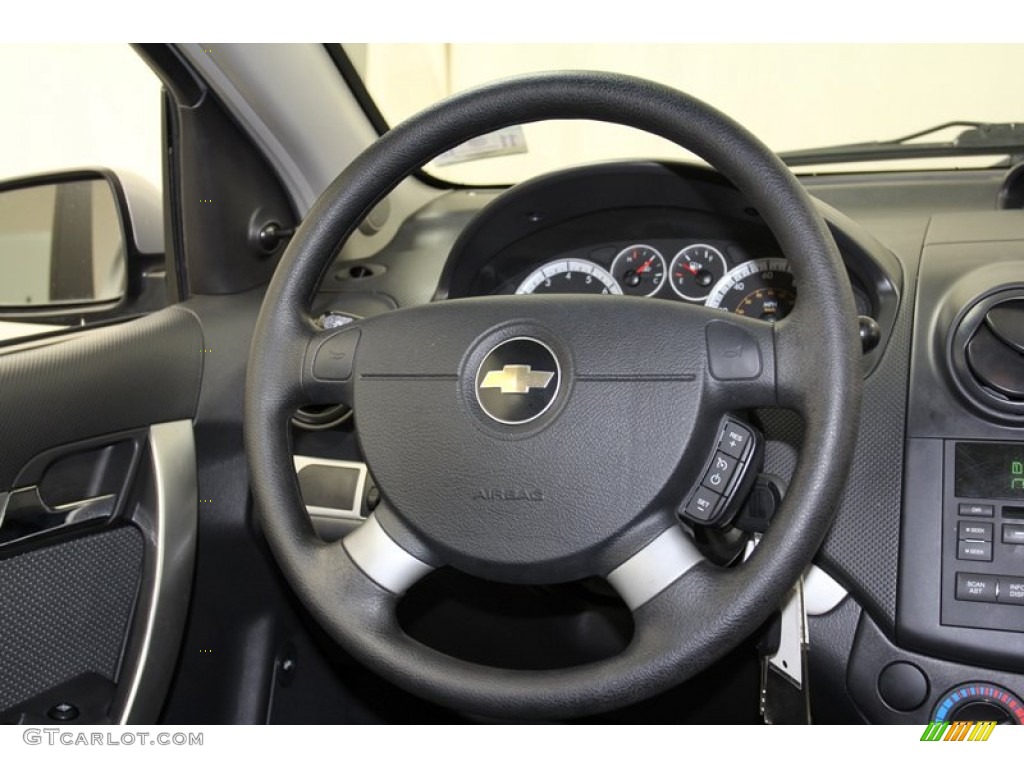 2009 Aveo LT Sedan - Cosmic Silver / Charcoal photo #26