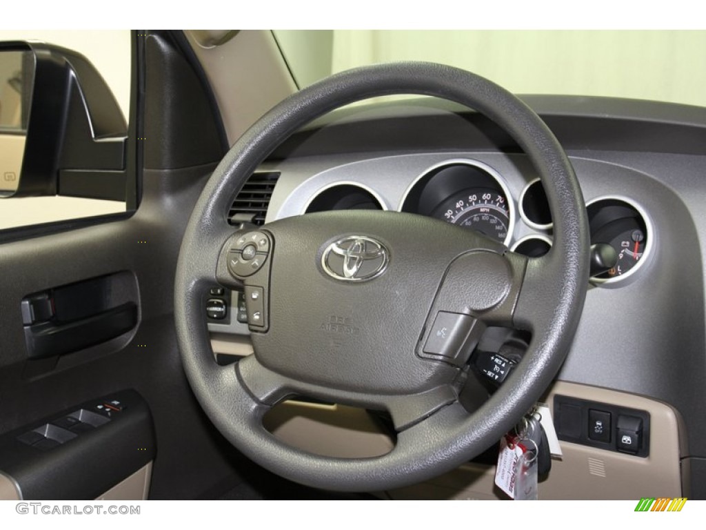 2010 Tundra CrewMax - Sandy Beach Metallic / Sand Beige photo #33