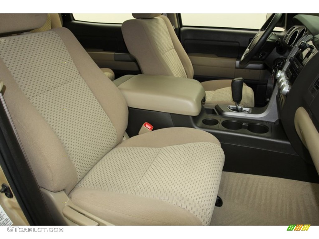 2010 Tundra CrewMax - Sandy Beach Metallic / Sand Beige photo #43