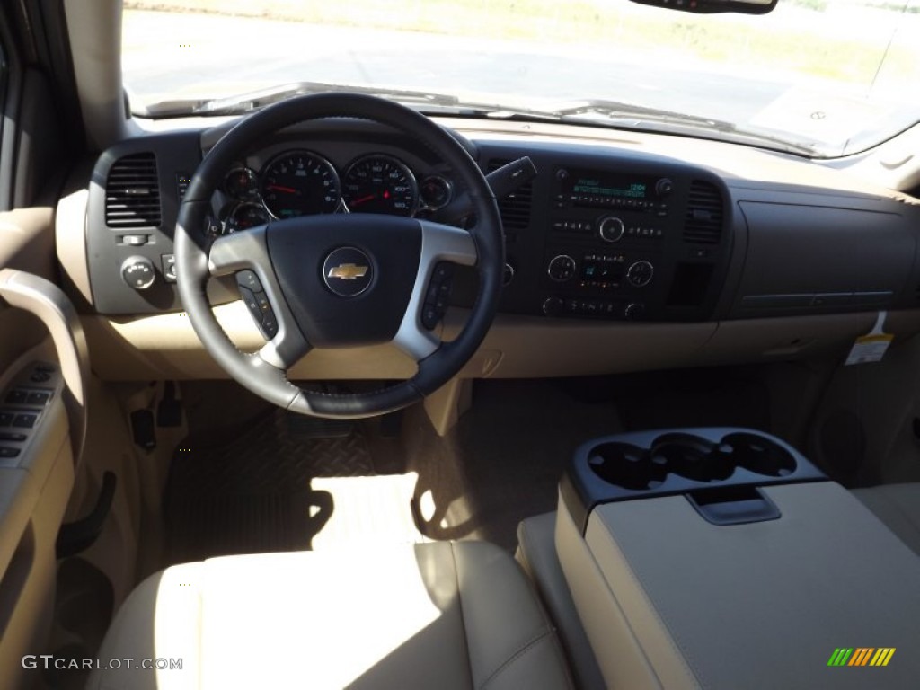 2013 Silverado 1500 LT Crew Cab 4x4 - Mocha Steel Metallic / Light Cashmere/Dark Cashmere photo #8