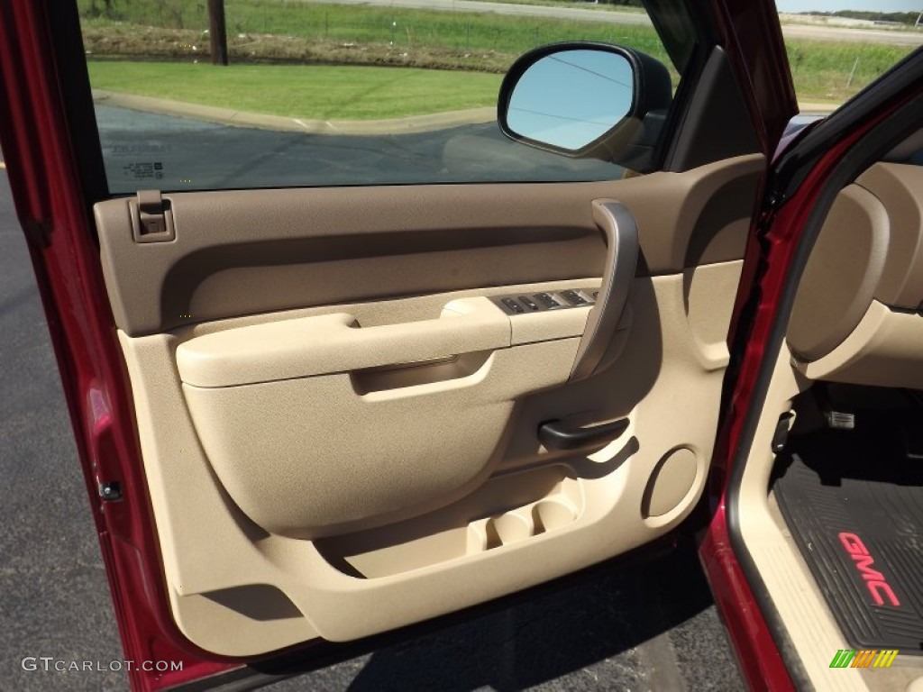 2013 Sierra 1500 SLE Crew Cab 4x4 - Sonoma Red Metallic / Very Dark Cashmere/Light Cashmere photo #12