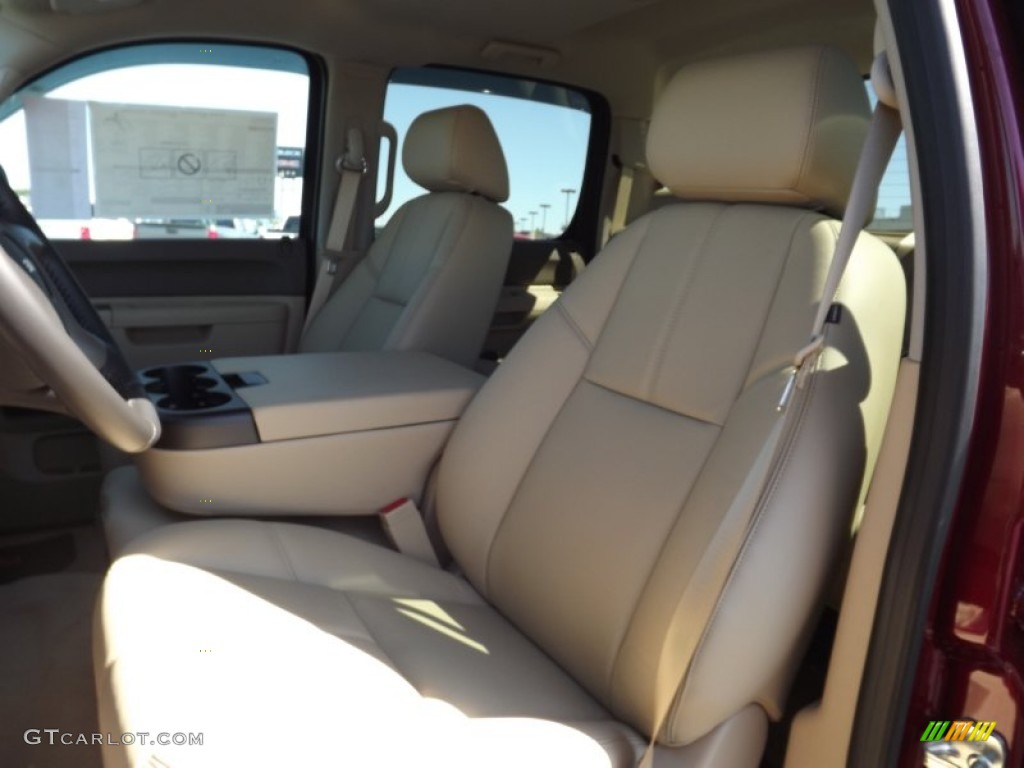 2013 Sierra 1500 SLE Crew Cab 4x4 - Sonoma Red Metallic / Very Dark Cashmere/Light Cashmere photo #13