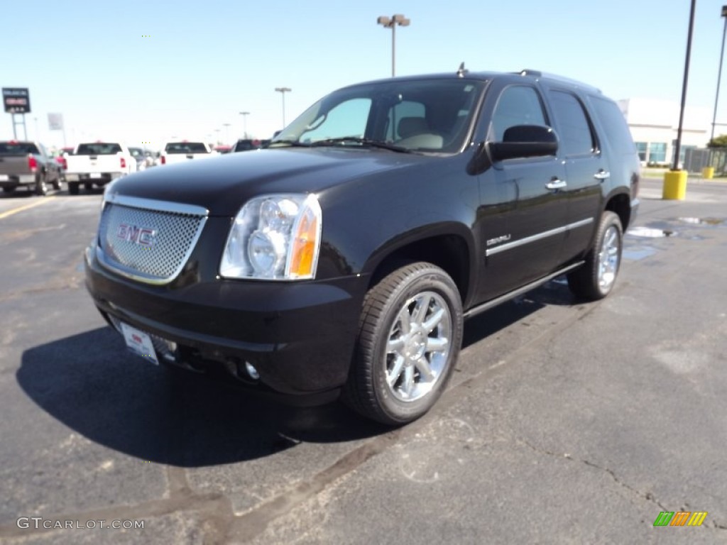 2012 Yukon Denali AWD - Onyx Black / Cocoa/Light Cashmere photo #1