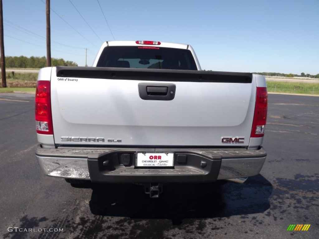 2012 Sierra 1500 SLE Crew Cab - Quicksilver Metallic / Ebony photo #6