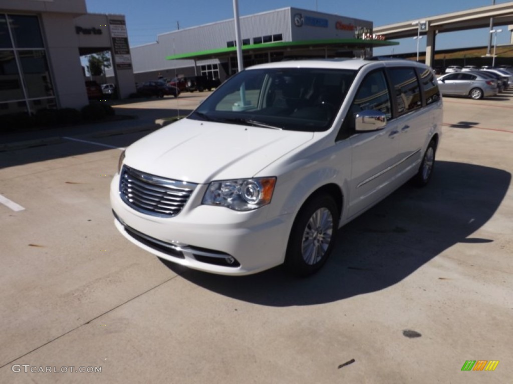 2013 Town & Country Limited - Stone White / Black/Light Graystone photo #1