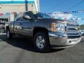 2012 Mocha Steel Metallic Chevrolet Silverado 1500 LT Extended Cab 4x4  photo #8