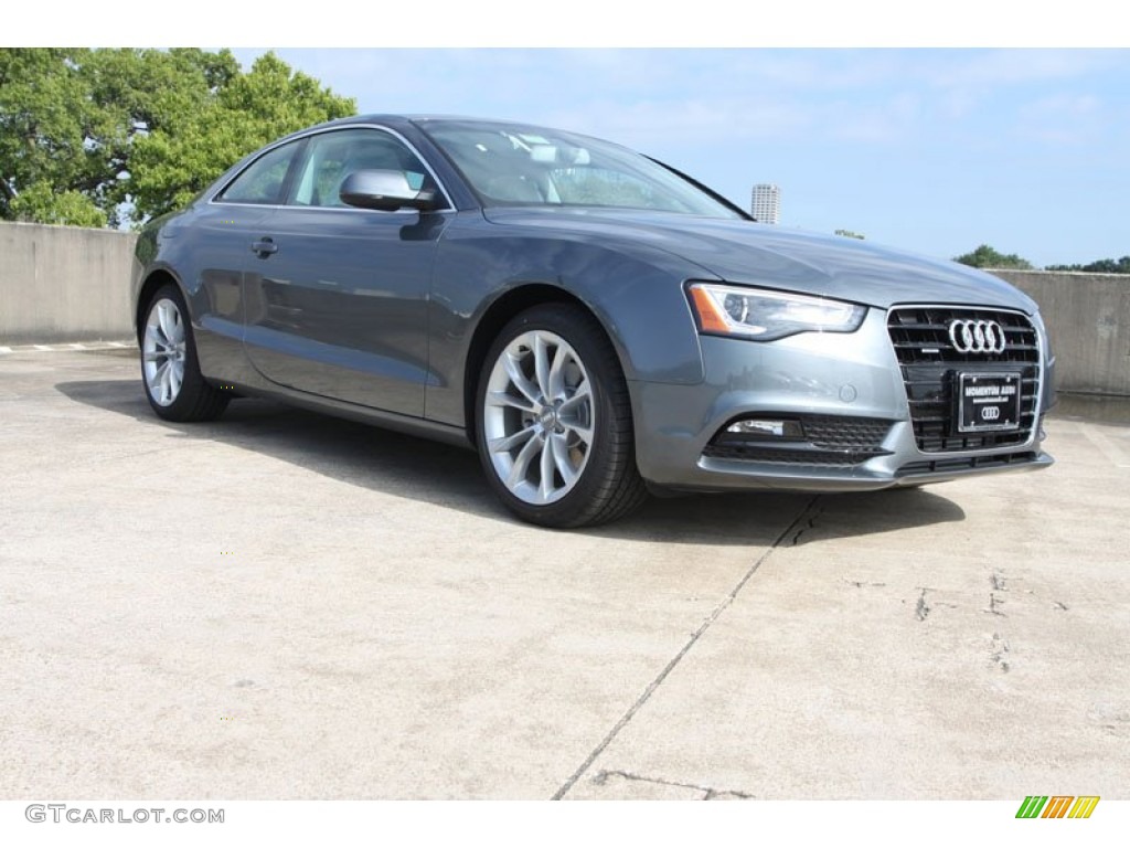 2013 A5 2.0T quattro Coupe - Monsoon Gray Metallic / Black photo #1