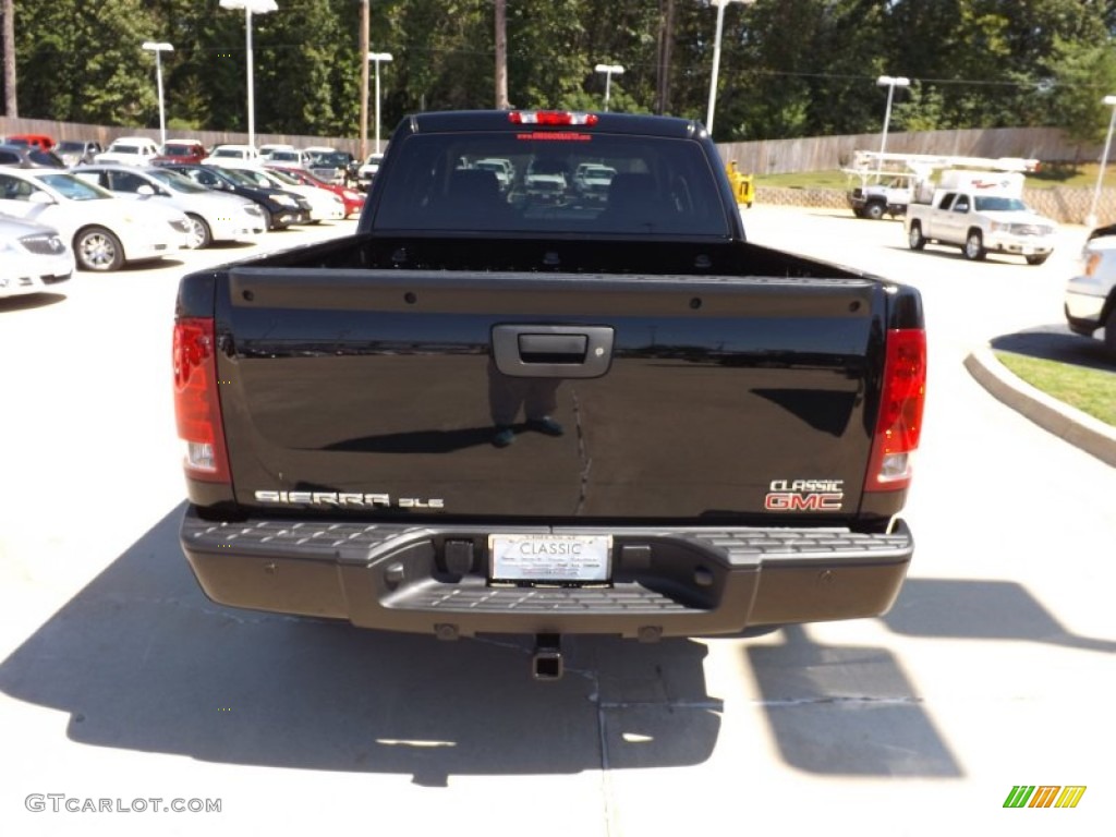 2013 Sierra 1500 SLE Crew Cab 4x4 - Onyx Black / Ebony photo #4