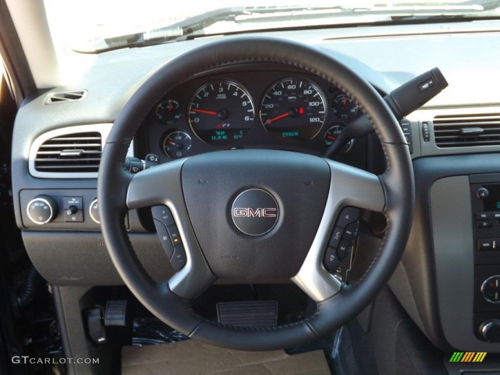 2013 Sierra 1500 SLE Crew Cab 4x4 - Onyx Black / Ebony photo #10