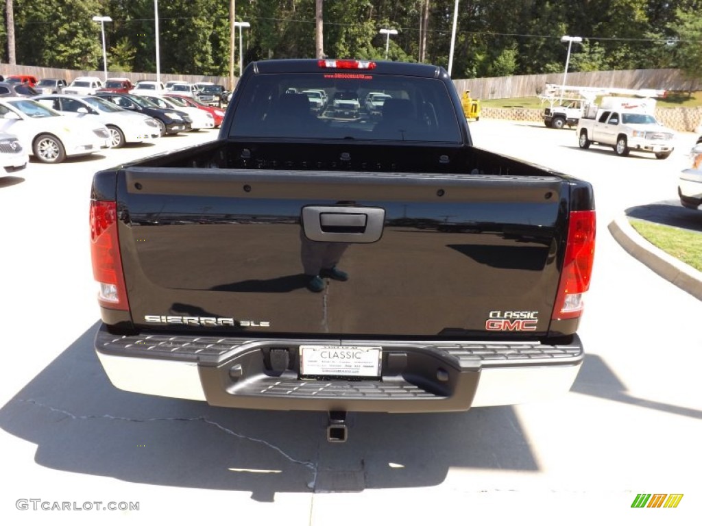 2013 Sierra 1500 SLE Crew Cab - Onyx Black / Ebony photo #4