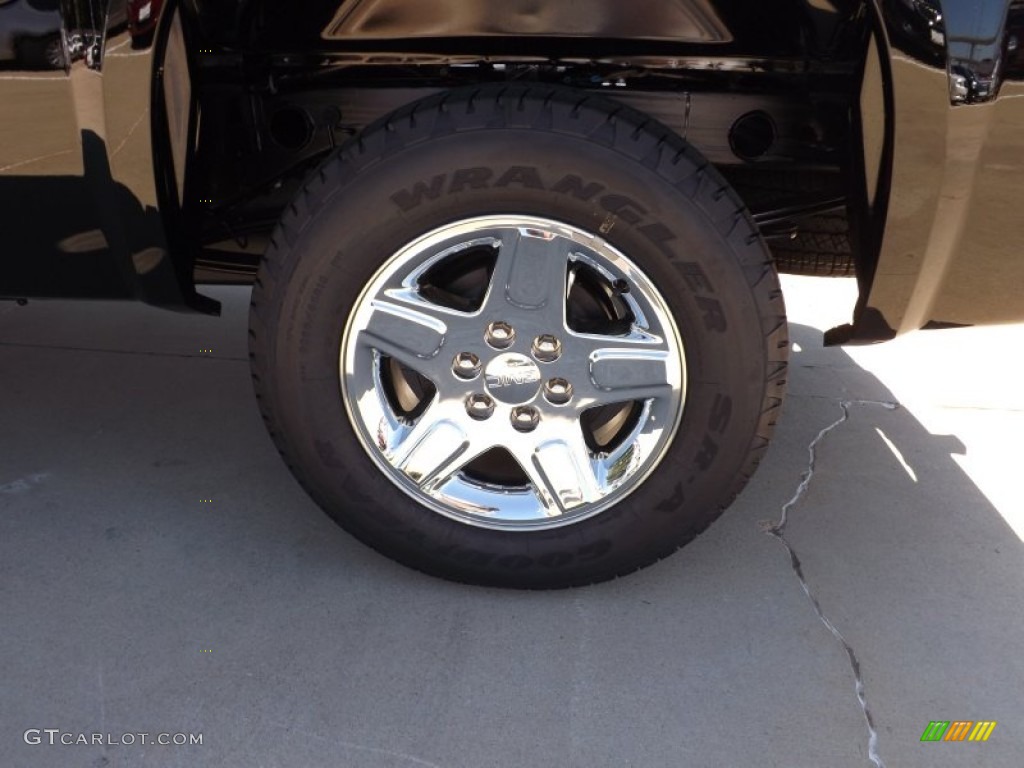 2013 Sierra 1500 SLE Crew Cab - Onyx Black / Ebony photo #20