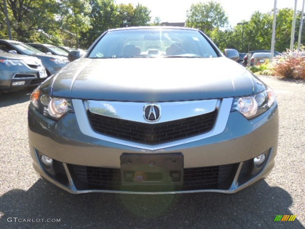 2010 TSX Sedan - Polished Metal Metallic / Taupe photo #2